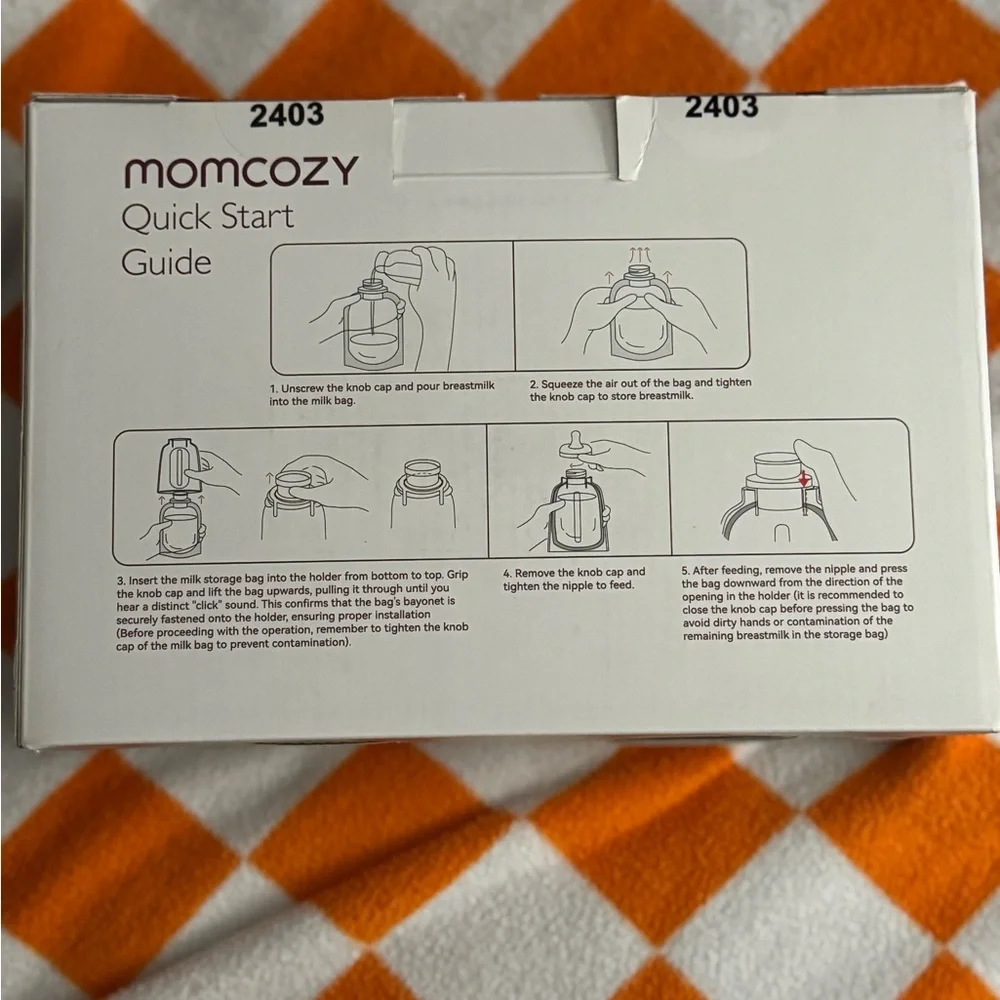 NWT Momcozy Baby Direct-feeding Bottles Starter Kit, 6oz. - Picture 6 of 9